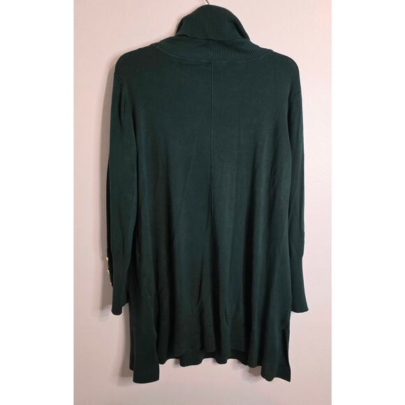 The Limited Cowl Neck Long Sleeve Sweater Women's 2X Forest Green Pullover - Picture 3 of 7